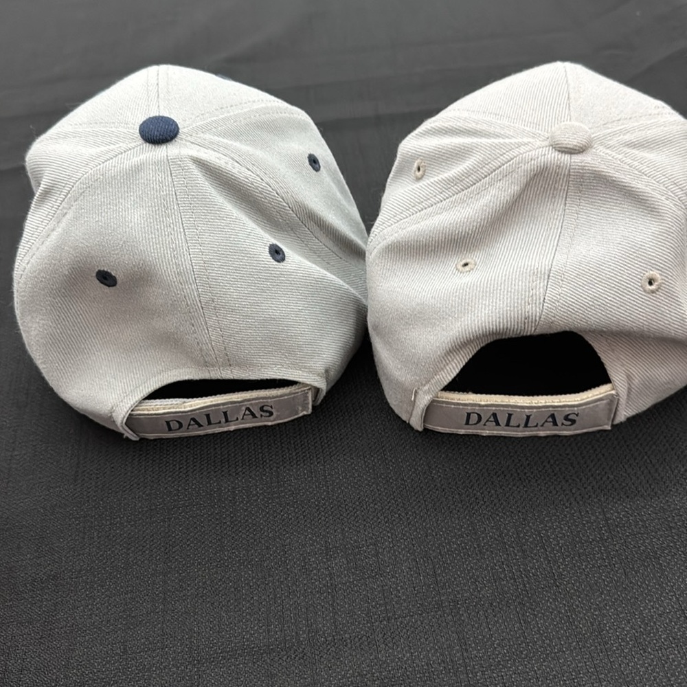 2 Dallas Cowboys Gray and Blue Baseball Caps acrylic/wool blend (mlb) - Picture 4 of 8